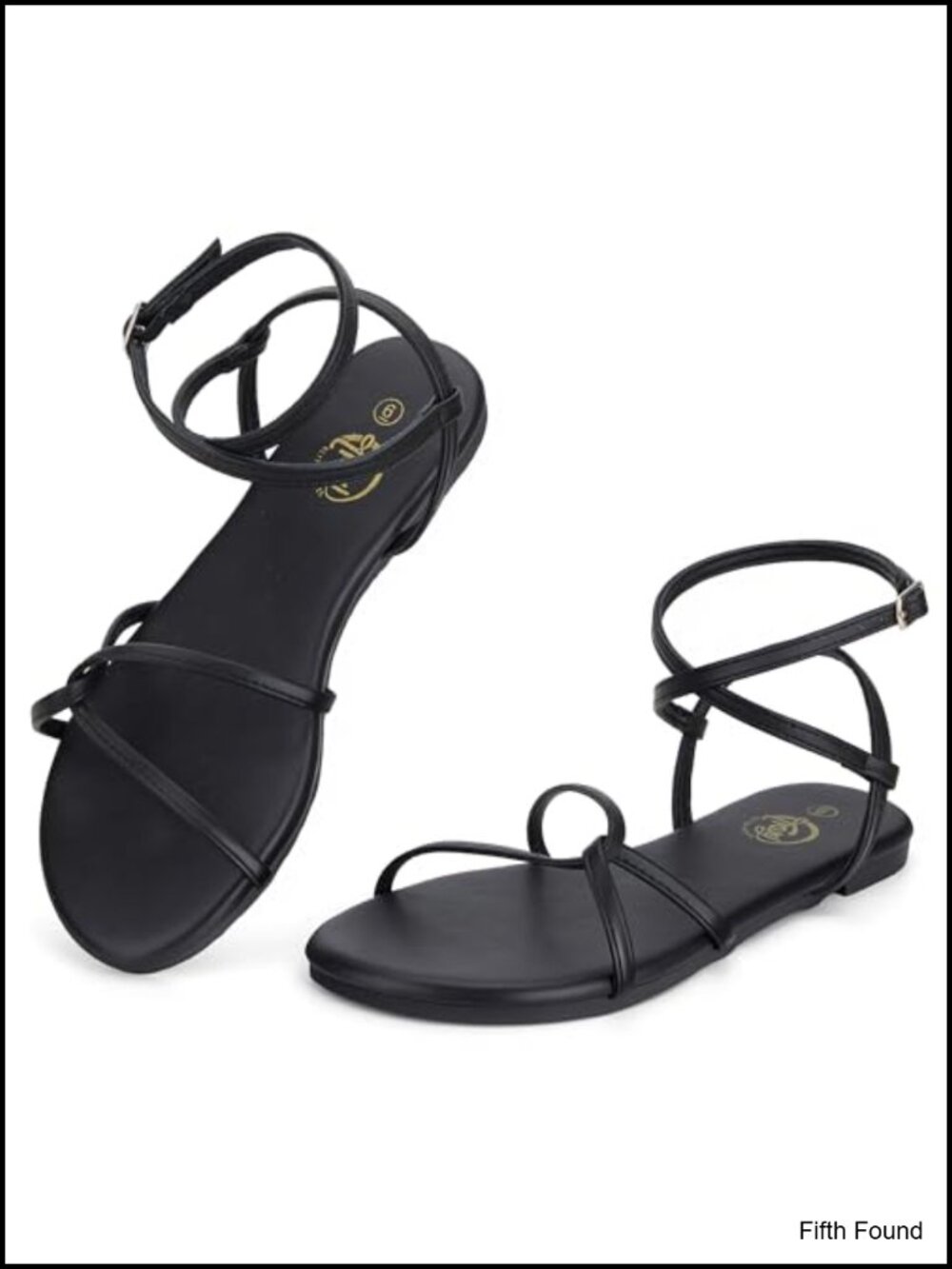 Strappy Cross Lace Up Ankle Strap Flat Sandals, Lightweight Open Toe Gladiator